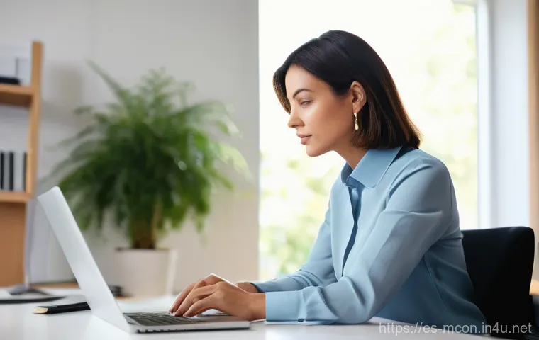 경영컨설팅 프리랜서로 일하기 - **Prompt:** A female freelance management consultant, in her early 30s, wearing stylish business cas...